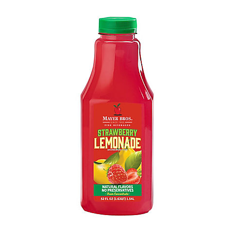 Mayer Brothers Strawberry Lemonade, 52 oz.