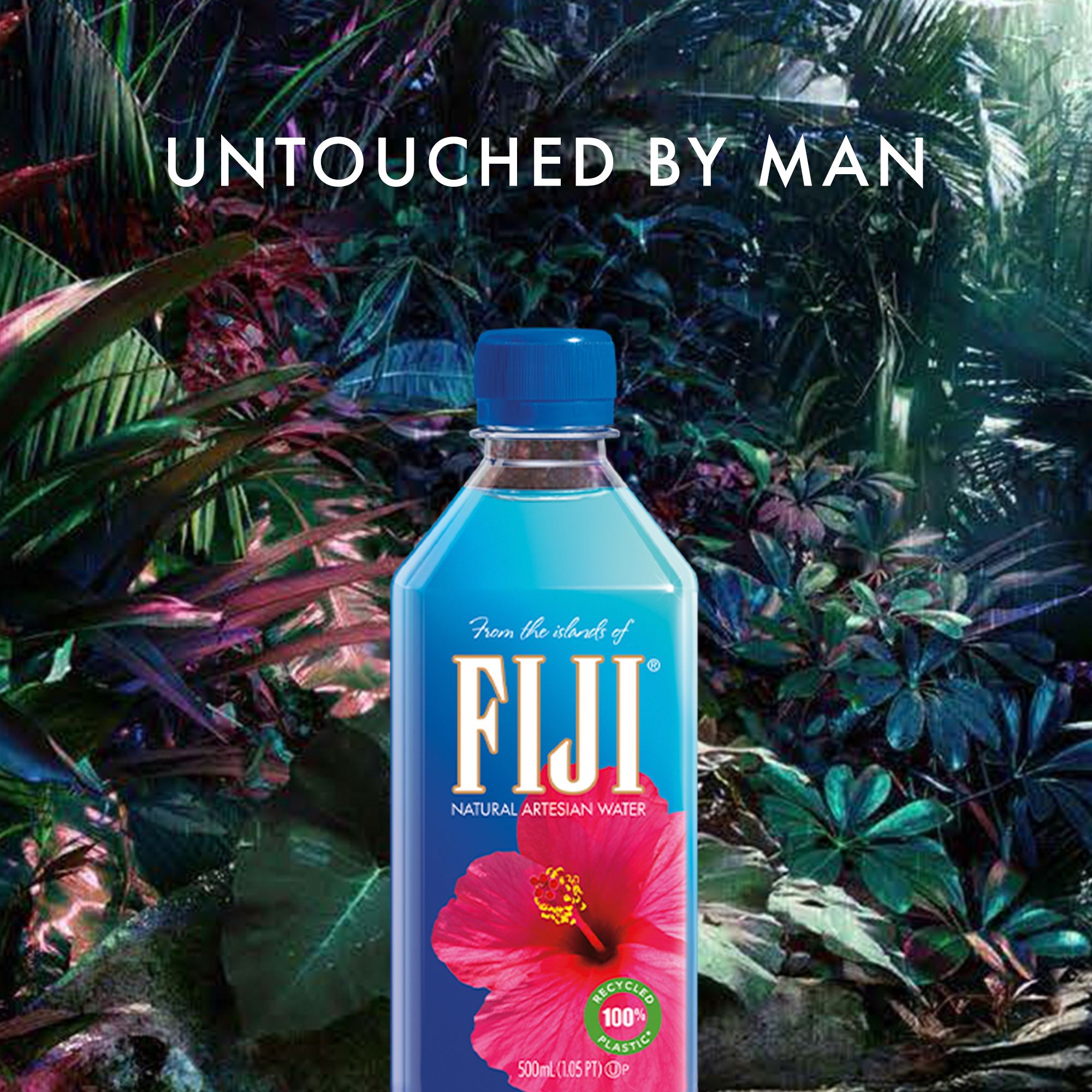 Fiji Water- Natural Artesian Water 24ct .5 L Bottles – Executive Beverage -  Mobile Bartenders & Waiters, Bar Rentals