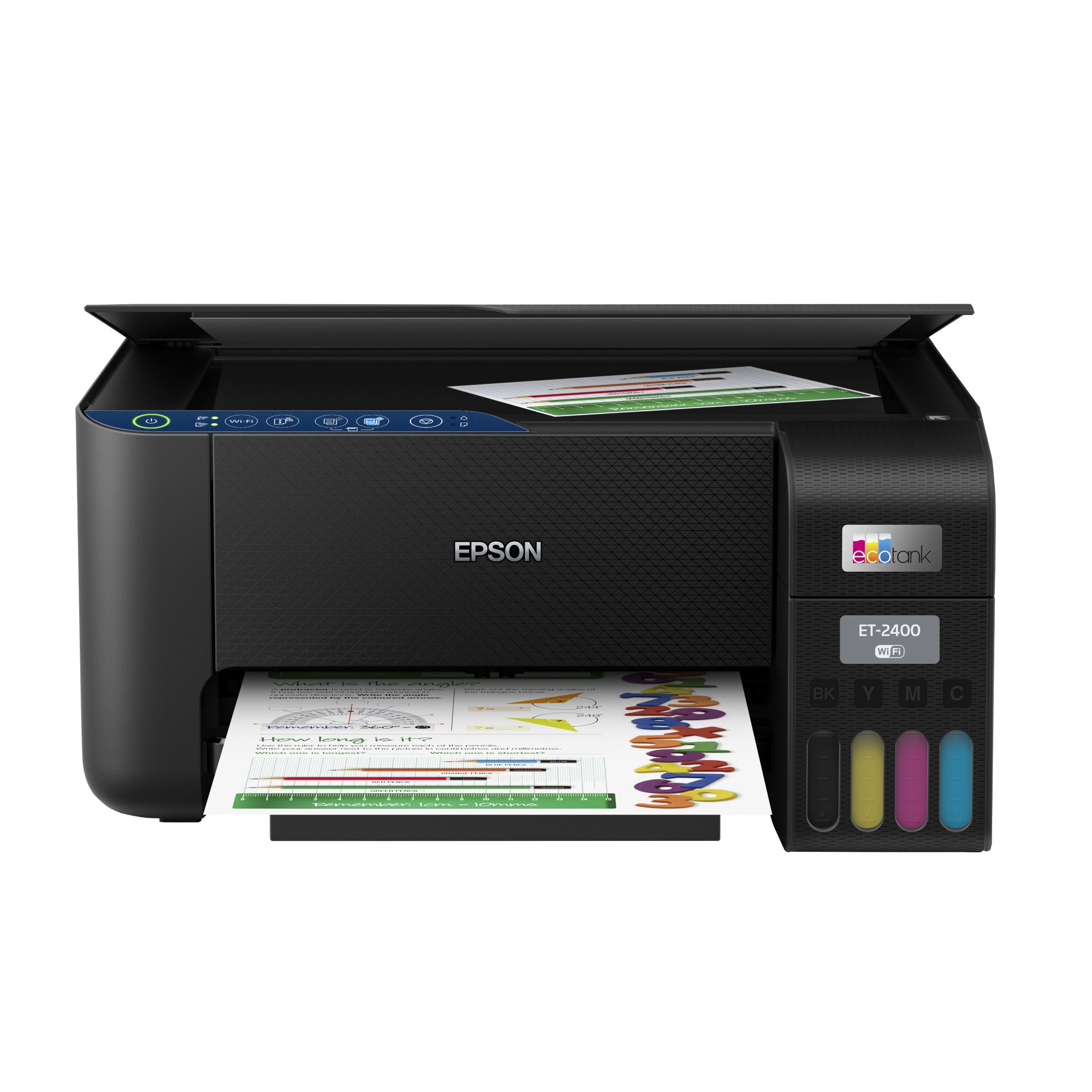 Epson EcoTank ET-2400 Wireless Color All-in-One Cartridge-Free Supertank  Printer with Scan and Copy 