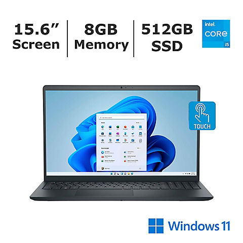 Lenovo IdeaPad 5 15.6" FHD Touchscreen Notebook, Intel Core i7 Processor, 12GB RAM, 512GB SSD, Iris Xe Graphics