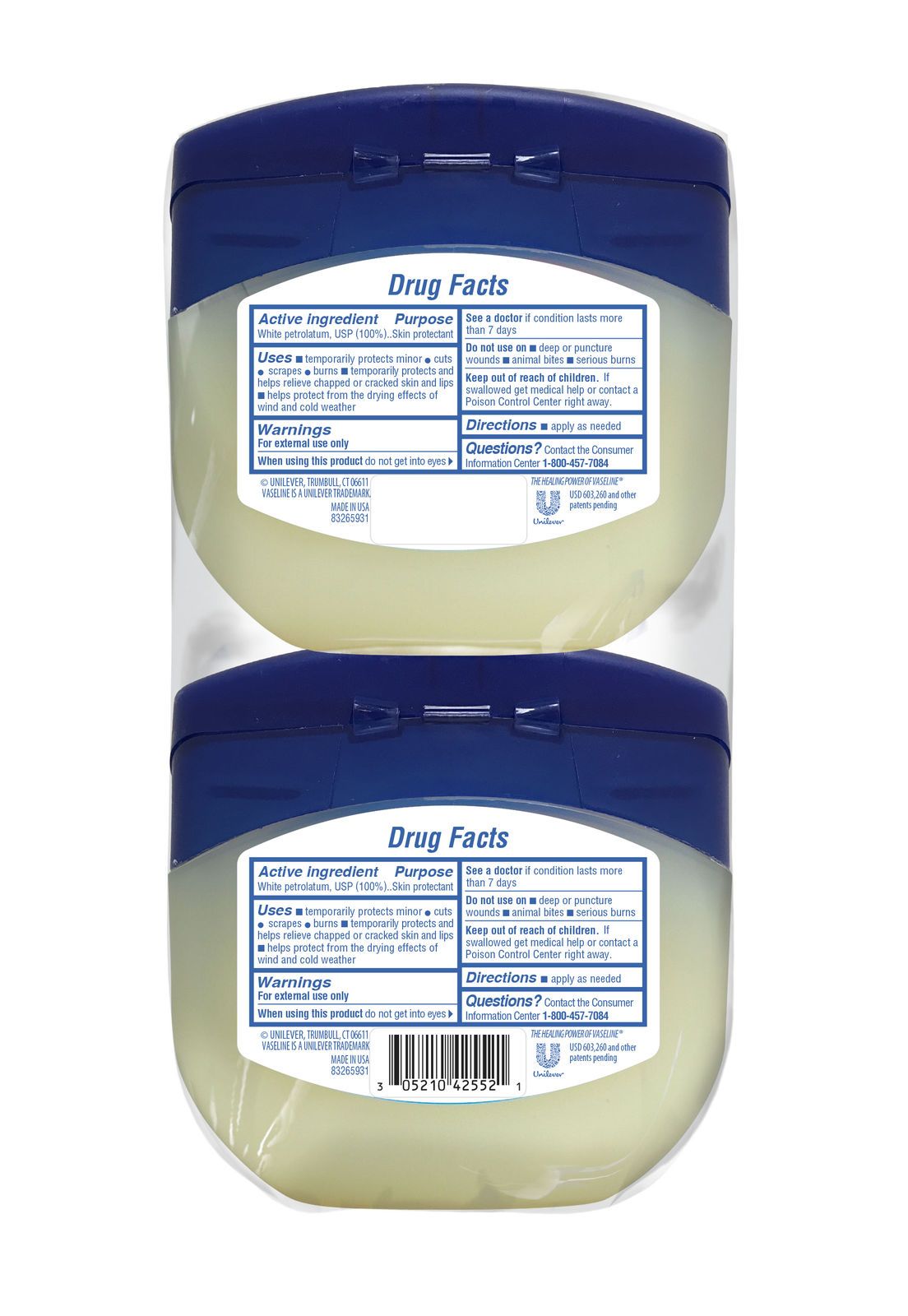 Vaseline Baby Pure Petroleum Jelly Jar, Fresh Scent - 13 oz, 2 Pack