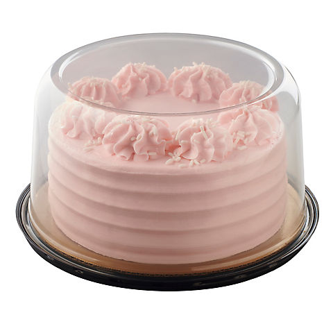 Wellsley Farms 7" Double-Layer Pink & White Color Blast Cake