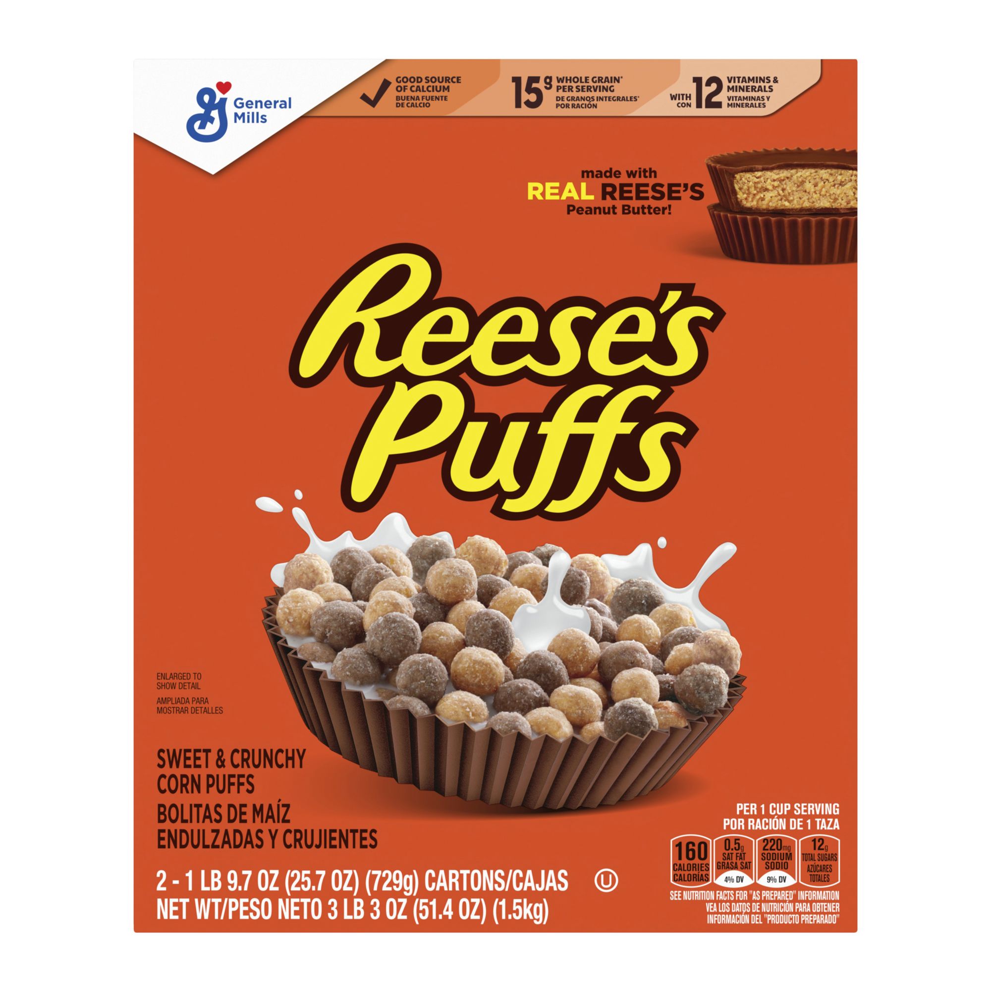 Reese's Puffs Chocolatey Peanut Butter Cereal