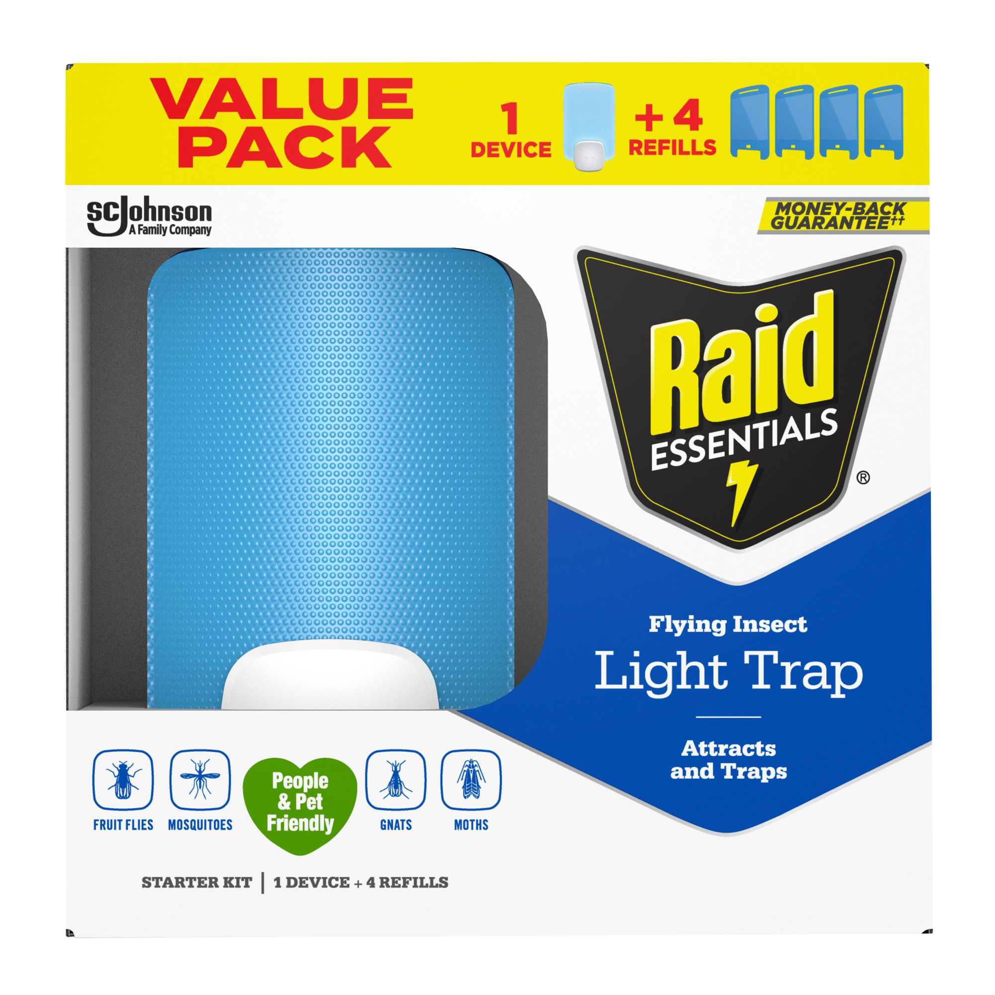 RAID Essential Flying Insect Light Trap BJ's Wholesale Club