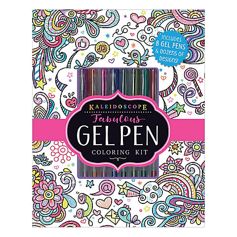 Kaleidoscope: Fabulous Gel Pen Coloring Kit 