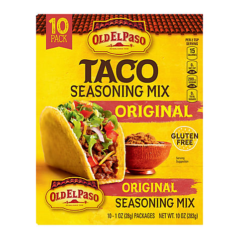 Old El Paso Taco Seasoning Mix, 10 ct.