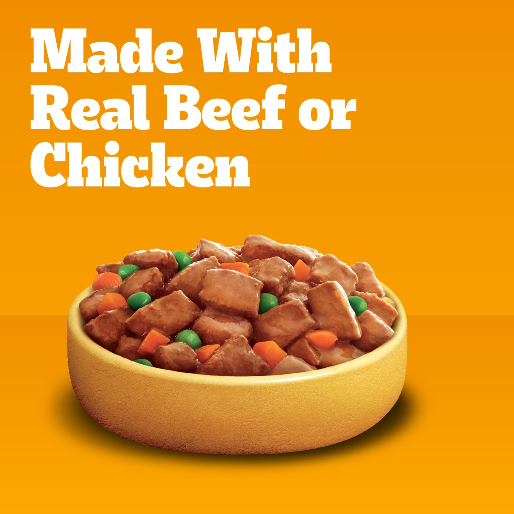 Pedigree Choice Cuts in Gravy Chicken & Rice Flavor with Beef Food for Dogs Value Size 375g Cans, 36 ct.