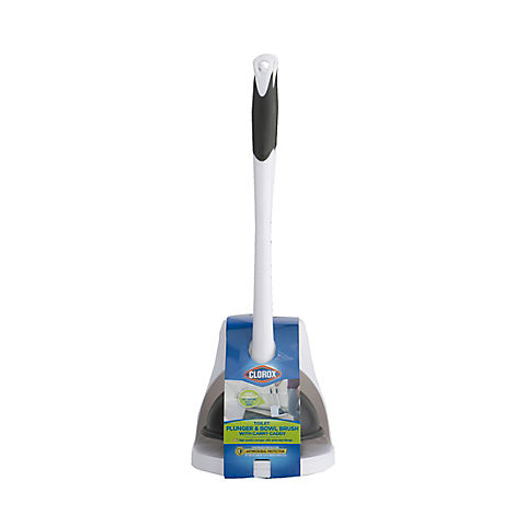 Clorox Toilet Bowl Brush And Plunger Set