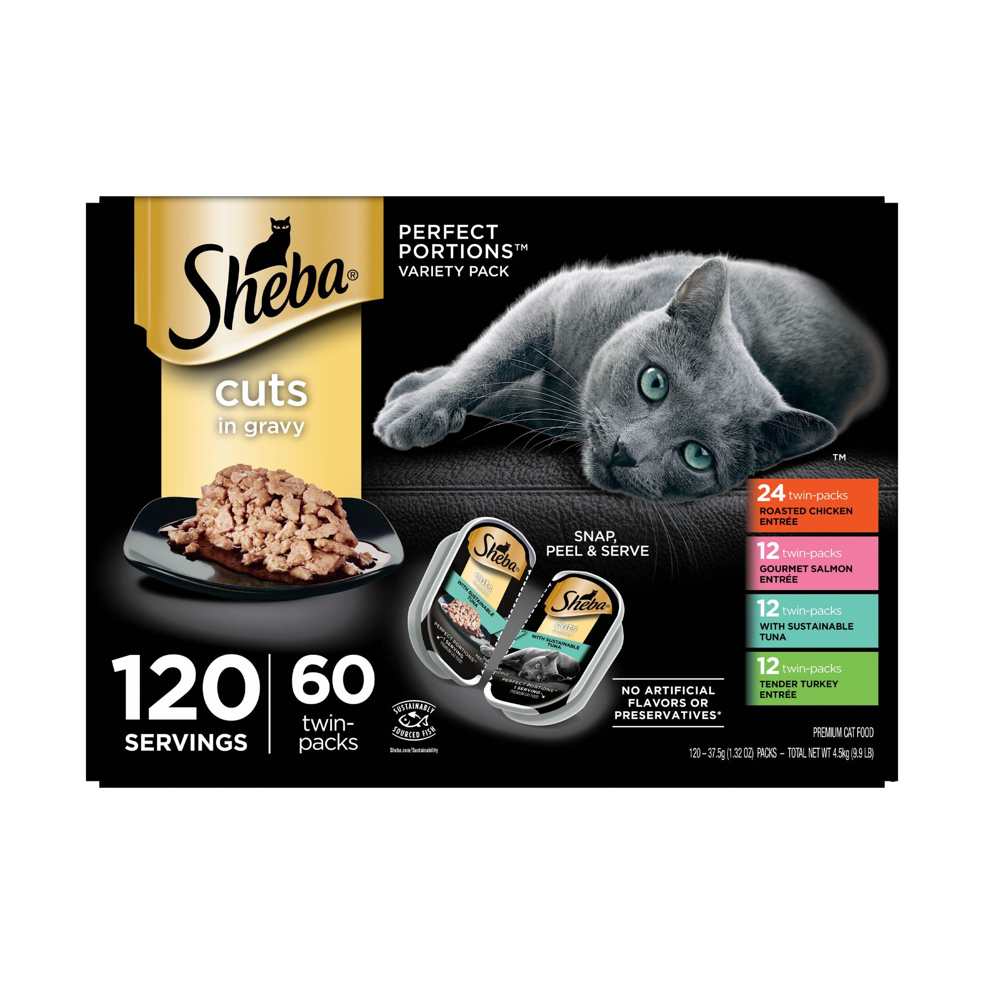 Sheba Perfect Portions Variety Pack 60 ct. BJ s Wholesale Club