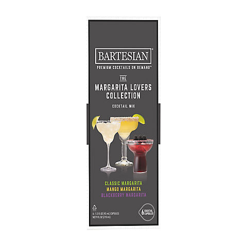 Bartesian The Margarita Lovers Collection Cocktail Mixer Capsules, 6 ct.