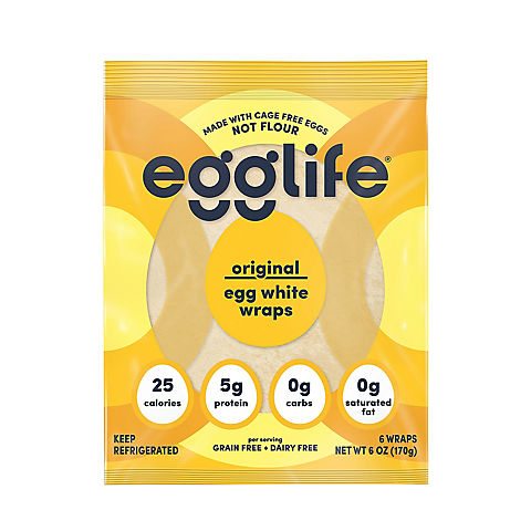 Egglife Original Egg White Wraps, 6 ct.