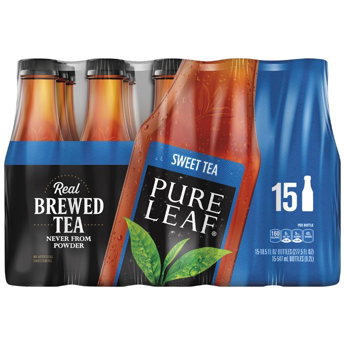 Pure Leaf Iced Tea Bottles Sweet, 18.5 Fl Oz (Pack of 12)