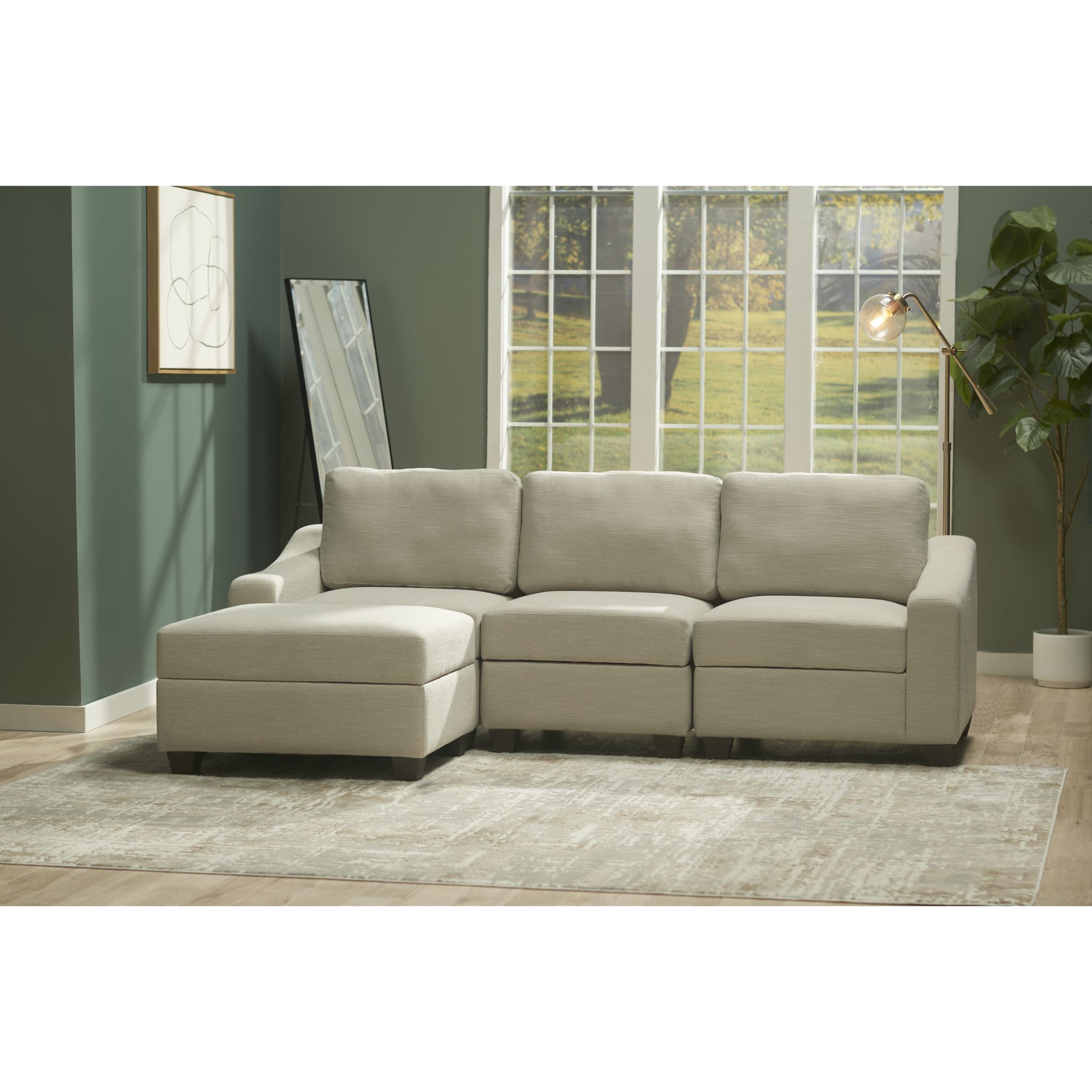 Home to Office Stratton Modular Sofa with Storage