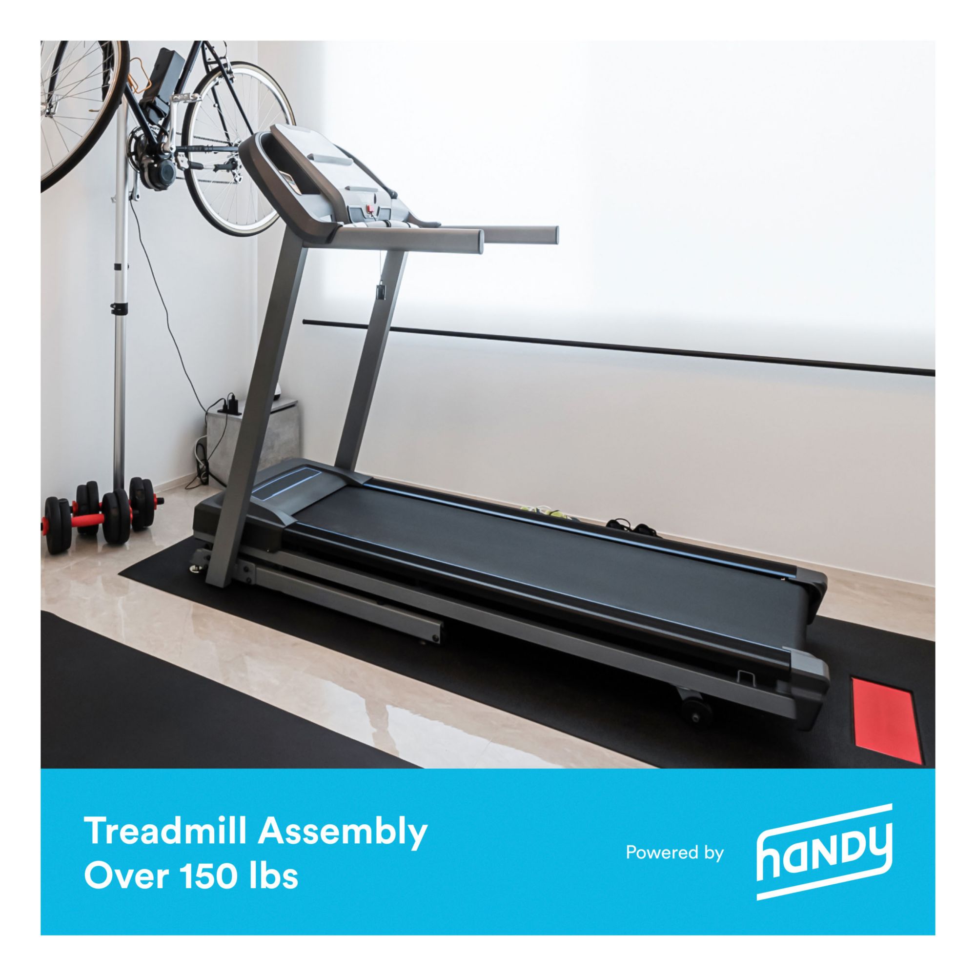 Treadmill delivery best sale and assembly