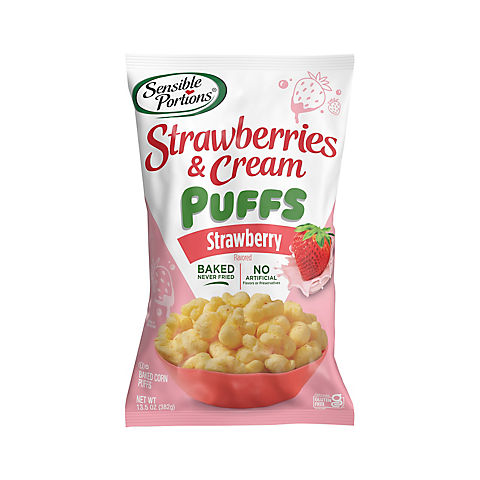 Sensible Portions Strawberries & Cream Puffs, 13.5 oz.