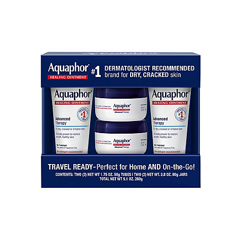 Aquaphor Healing Ointment, 2 pk./2.8 oz + 2 pk./1.75 oz.