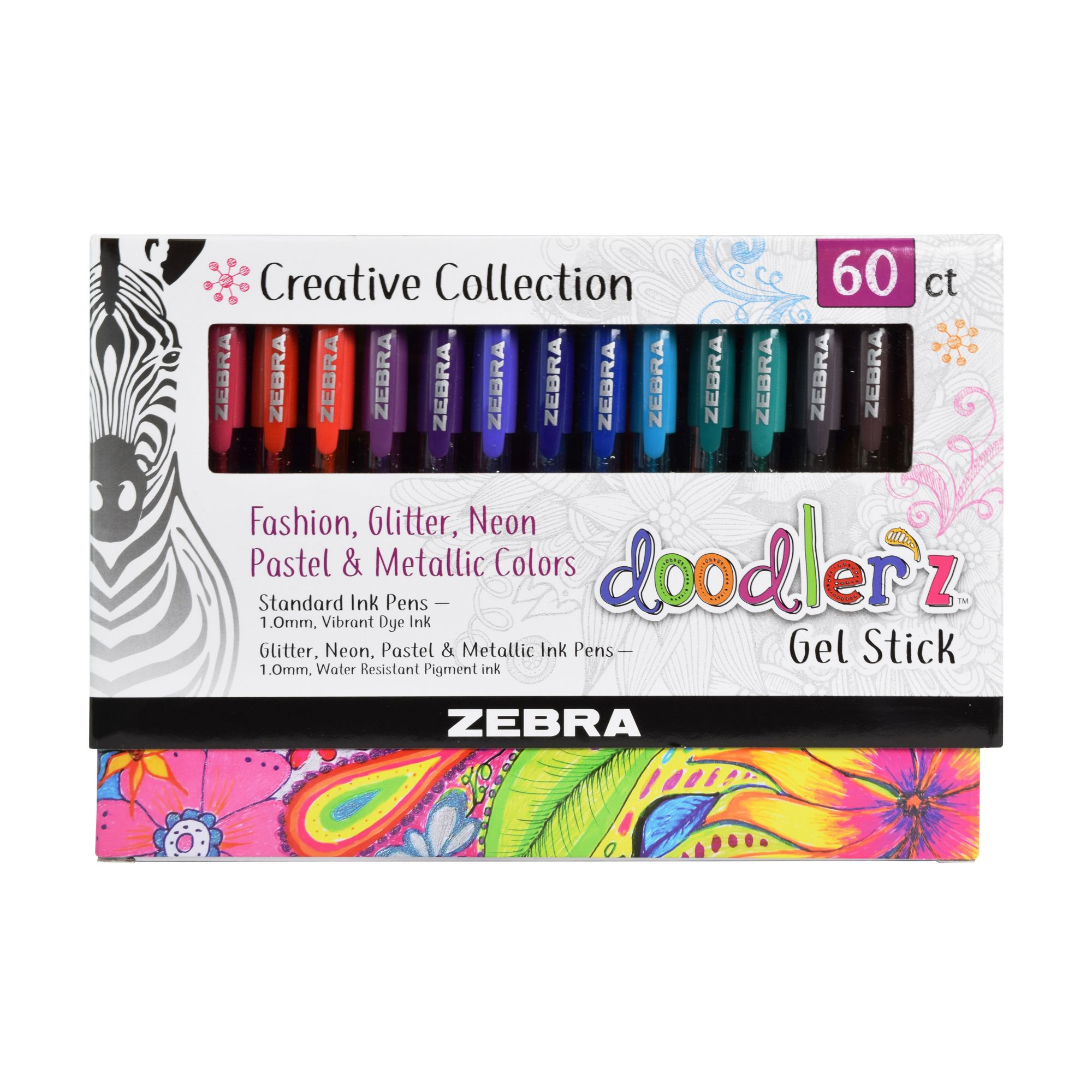 Zebra Doodler'z Gel Stick 1mm Gel Pens