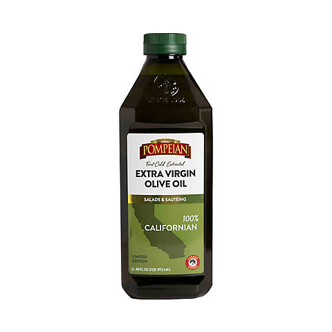 Pompeian 100% Californian Extra Virgin Olive Oil, 48 oz.