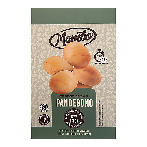 Mambo Pandebono Ready-To-Bake Bread, 12 ct.