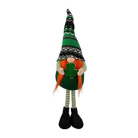 Northlight 19" Leprechaun Girl Gnome Standing St Patrick's Day Figure