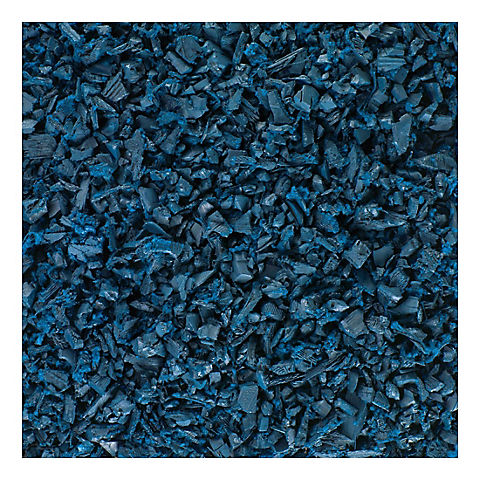 GroundSmart 75 cu.-ft. Blue Premium Nugget Rubber Mulch 