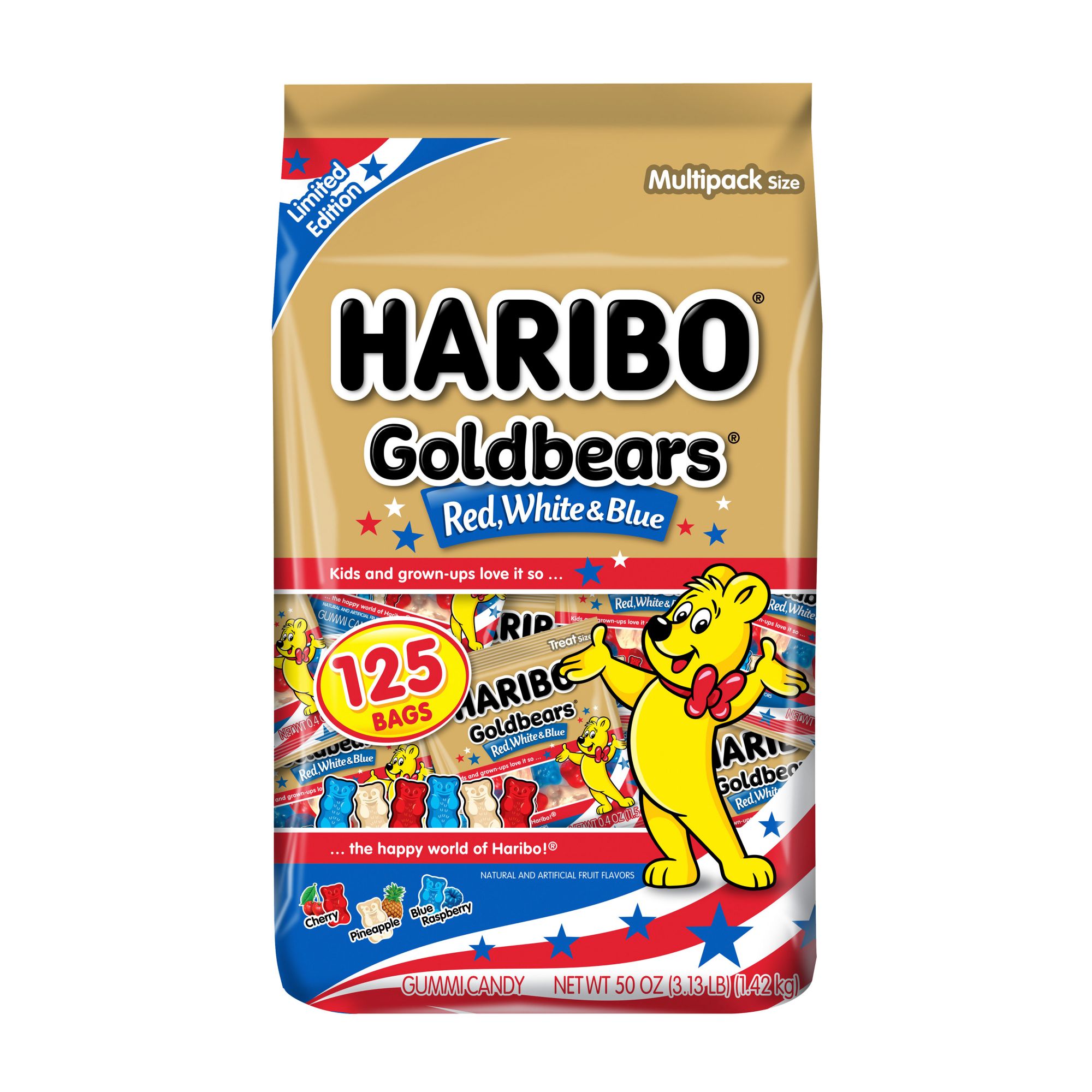 Haribo Goldbears Red White, & Blue Treat Bags