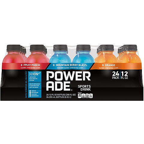 Powerade Sports Drink Variety Pack, 24 ct./12 oz.