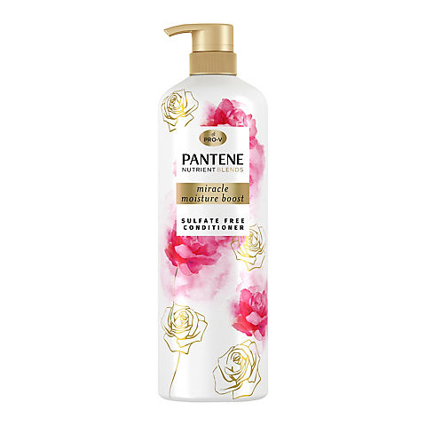 Pantene Nutrient Blends Miracle Moisture Boost with Rose Water Conditioner, 30.0 oz.