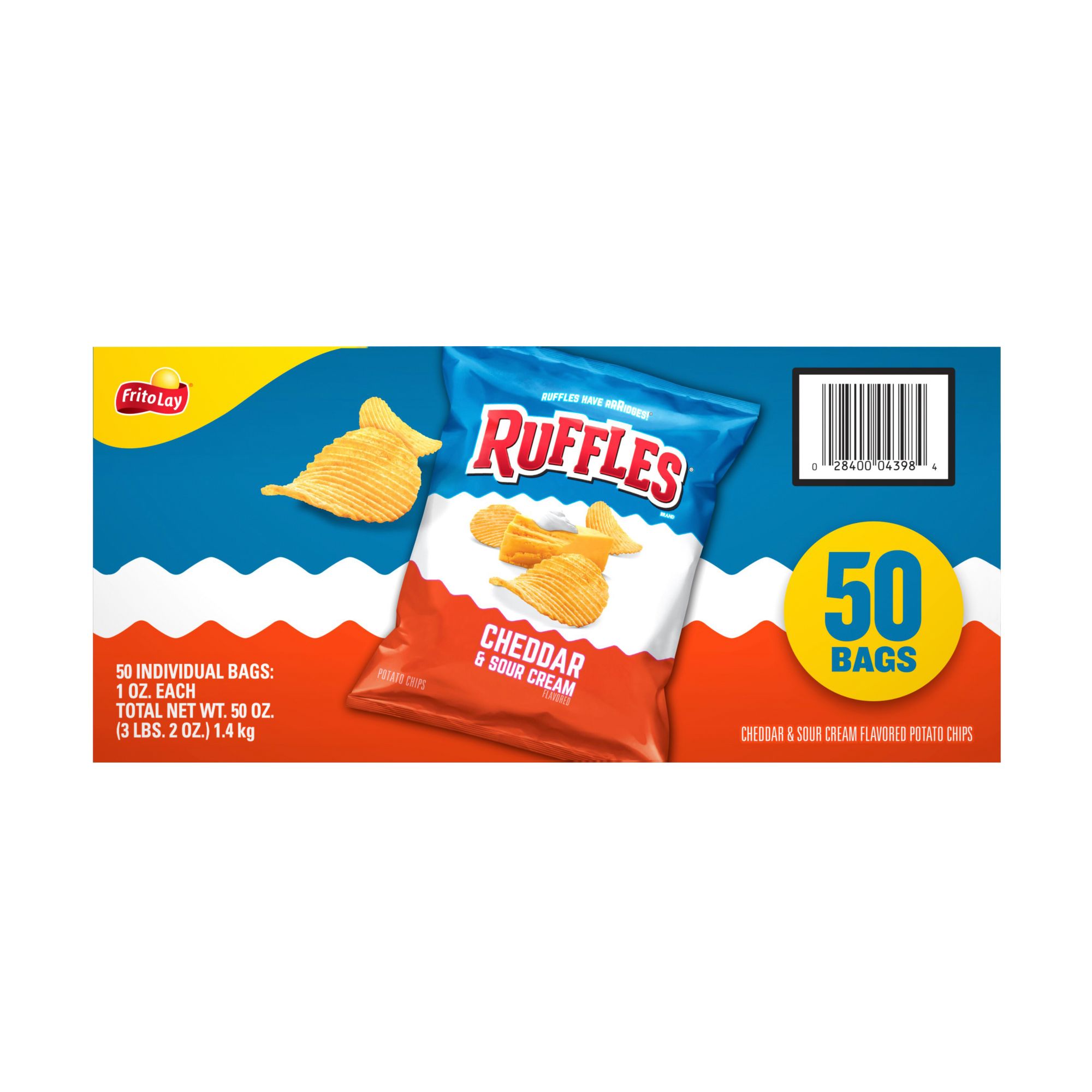 Ruffles Cheddar & Sour Cream Flavored Potato Chips