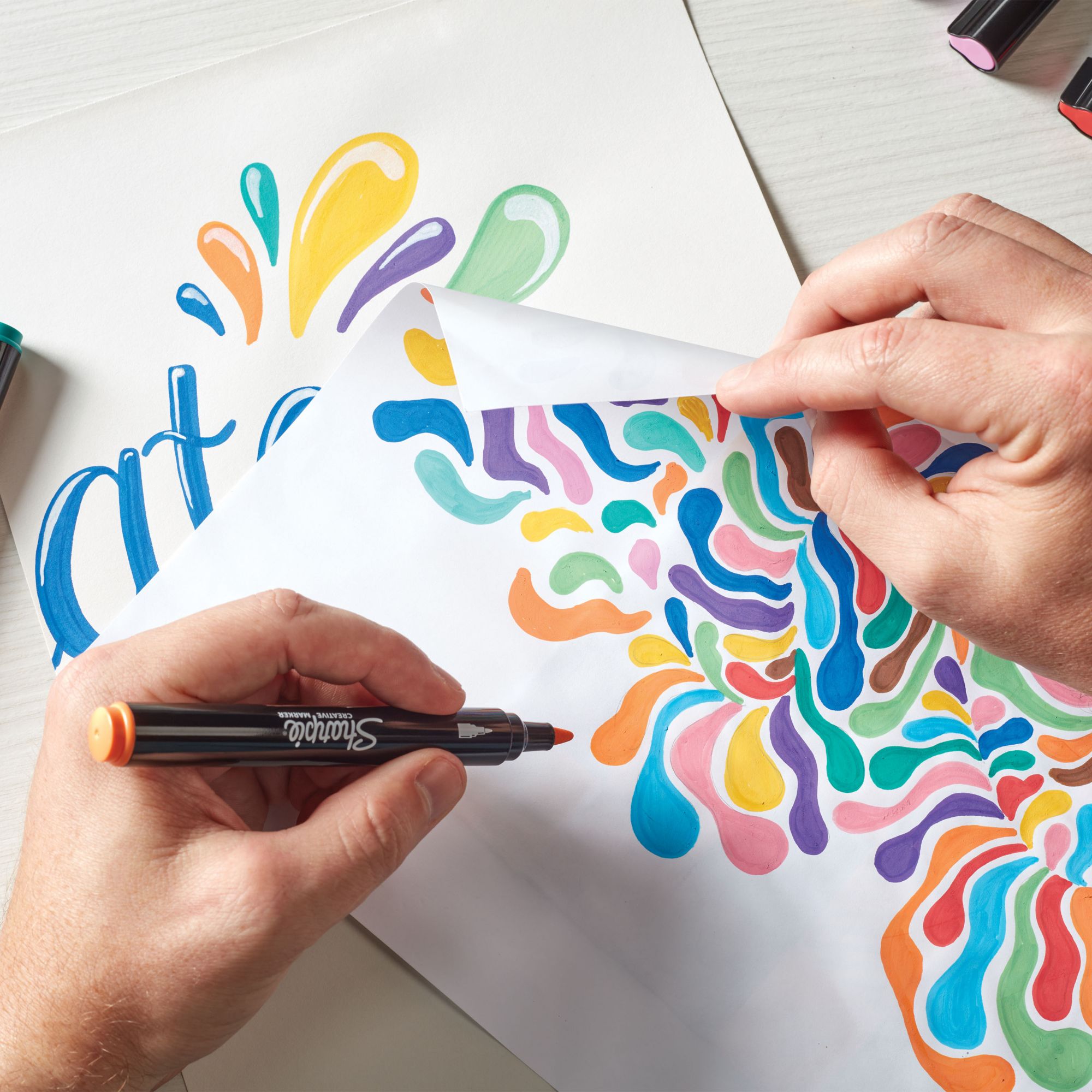 Sharpie Water-Based Acrylic Creative Markers, Brush and Bullet Tips, 12 ct.