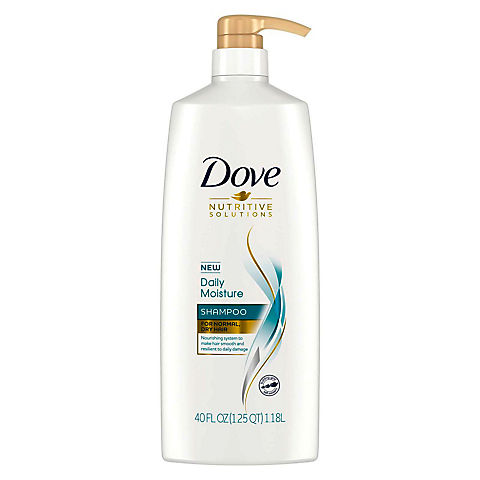 Dove Daily Moisture Shampoo, 40 oz.