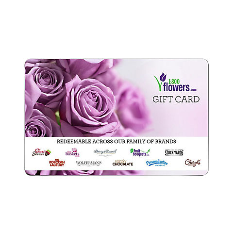1-800-Flowers $50 Digital Gift Card