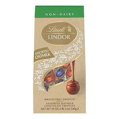 Lindt Lindor Non-Dairy Oatmilk Chocolate Truffles, 19 oz.
