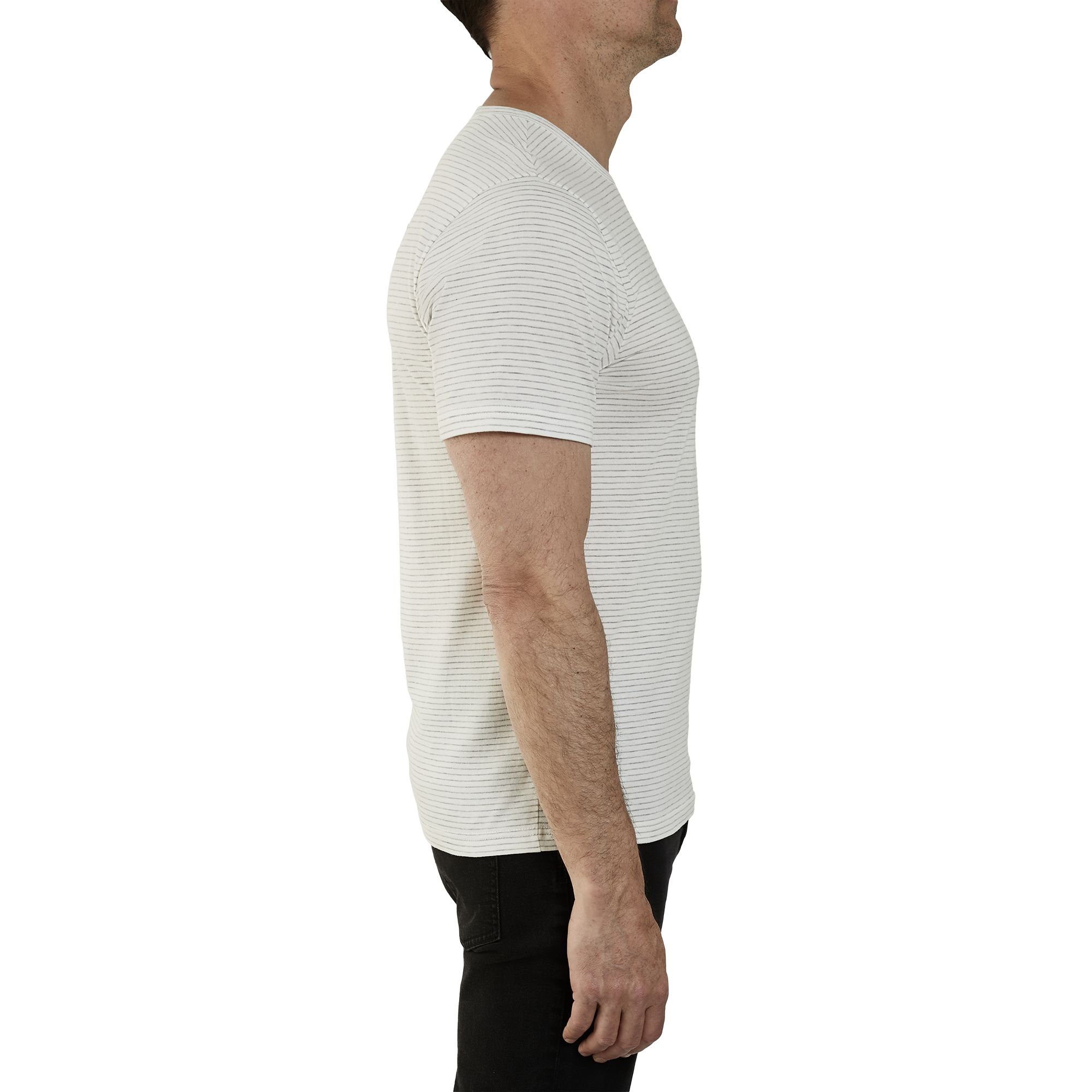 Sperry Men's Striped Jersey Short Sleeve Crew Neck T-Shirt