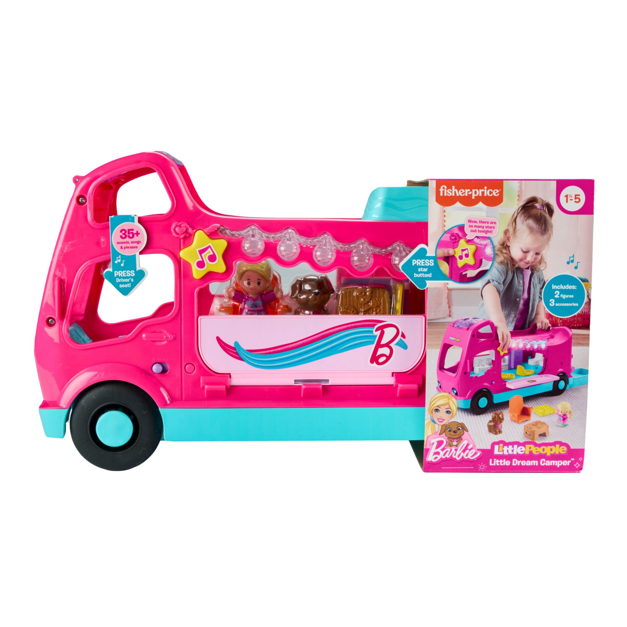 Little People Barbie Little DreamCamper RV Playset