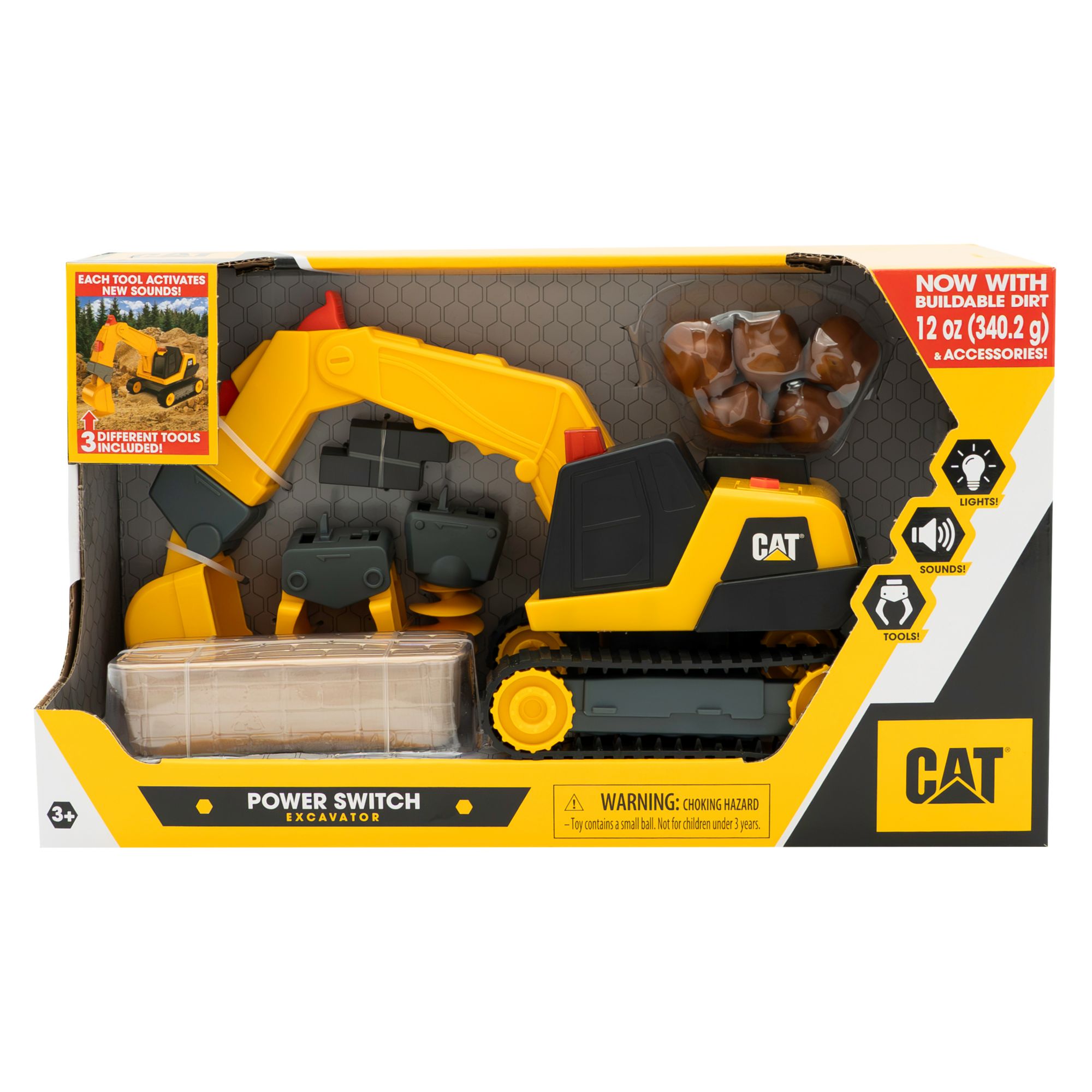 CAT Power Switch Crew Excavator Toy | BJ's Wholesale Club