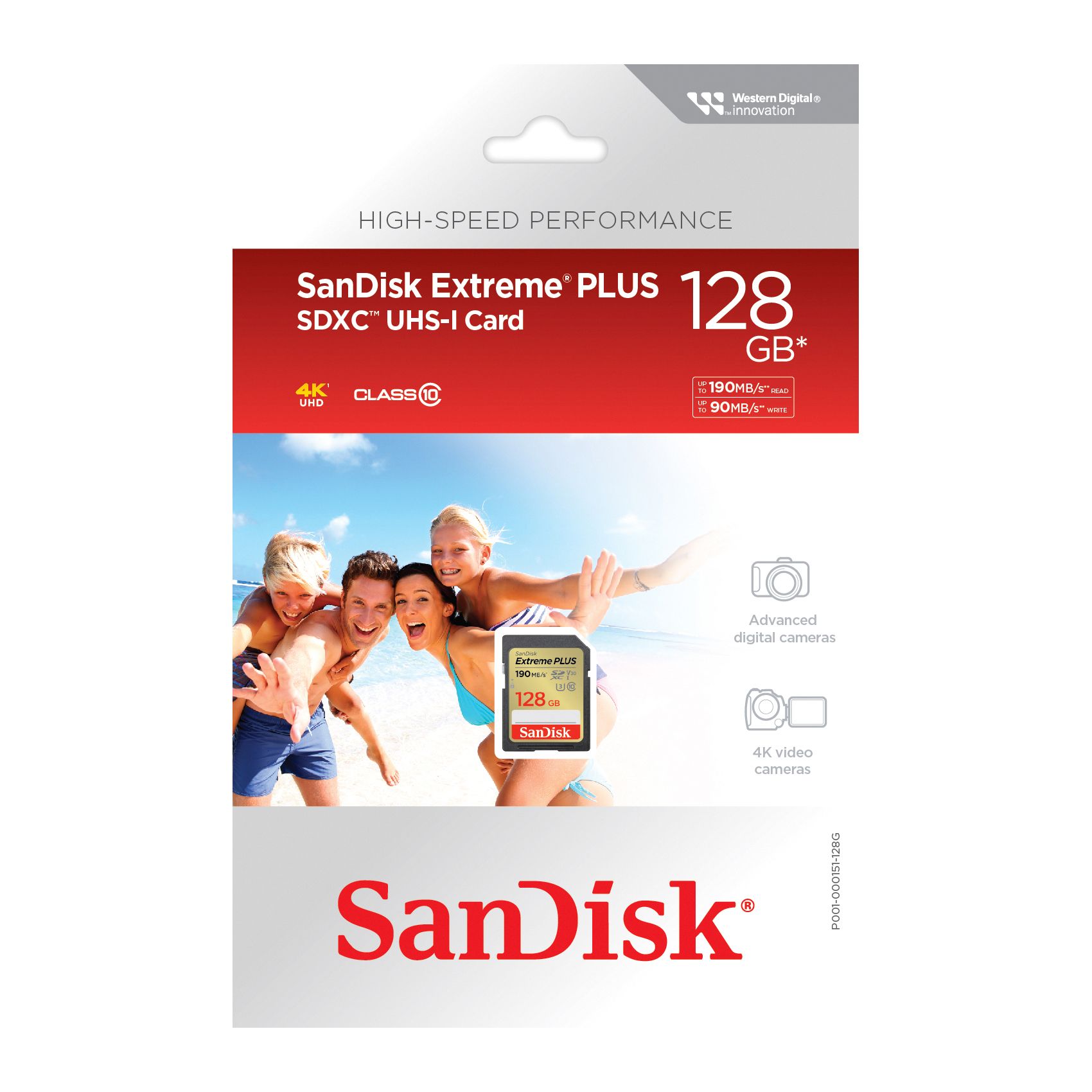 SanDisk Extreme PLUS SDXC UHS-I card