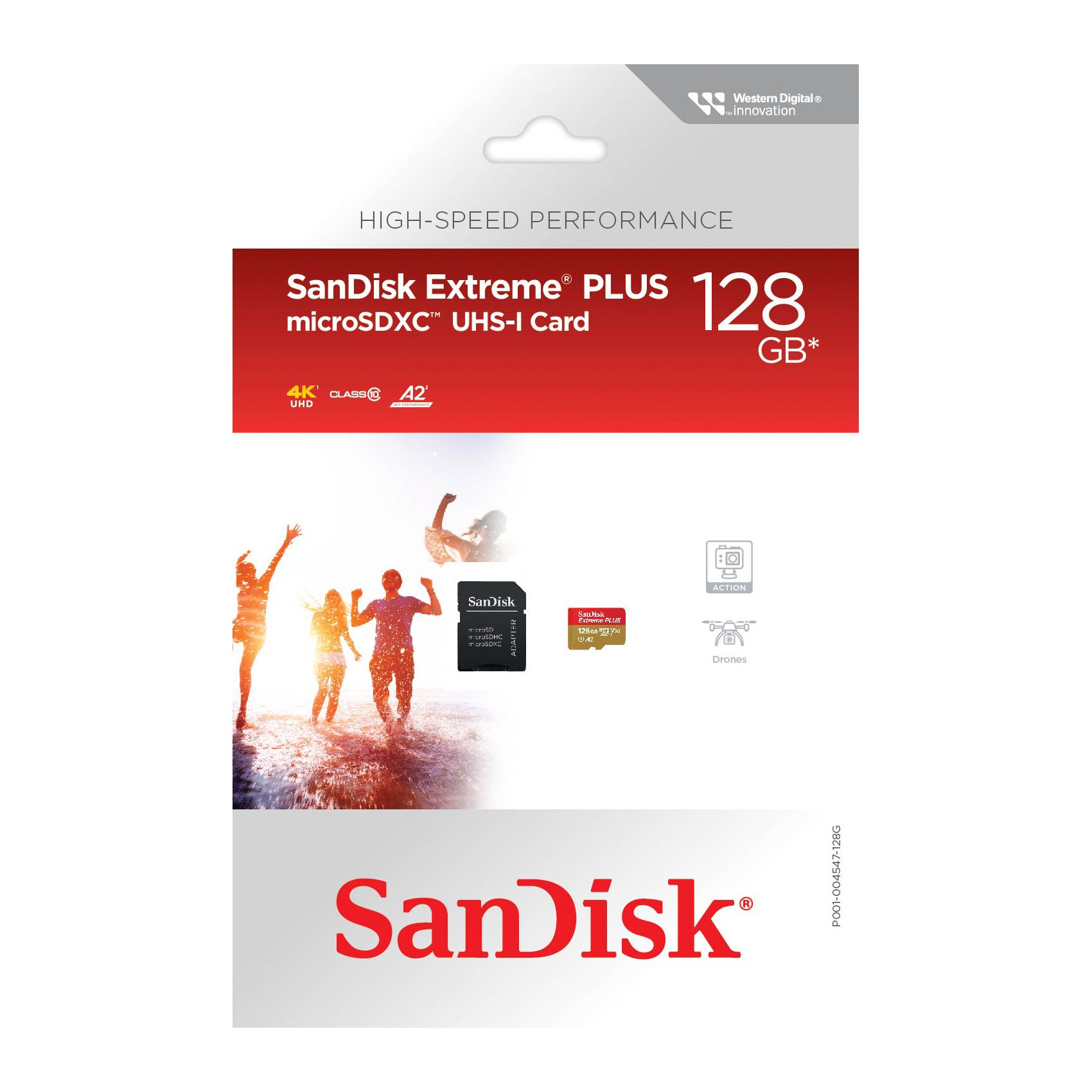 SanDisk Extreme PLUS microSDXC UHS-I card