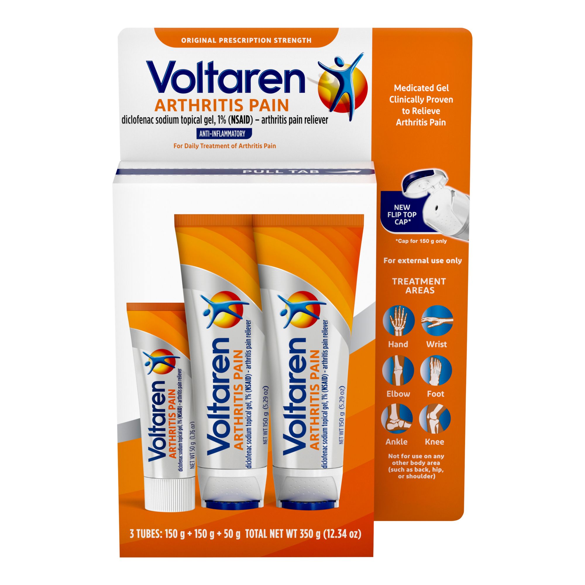 Voltaren Topical Arthritis Pain Relief Gel, 3 pk. | BJ's Wholesale Club