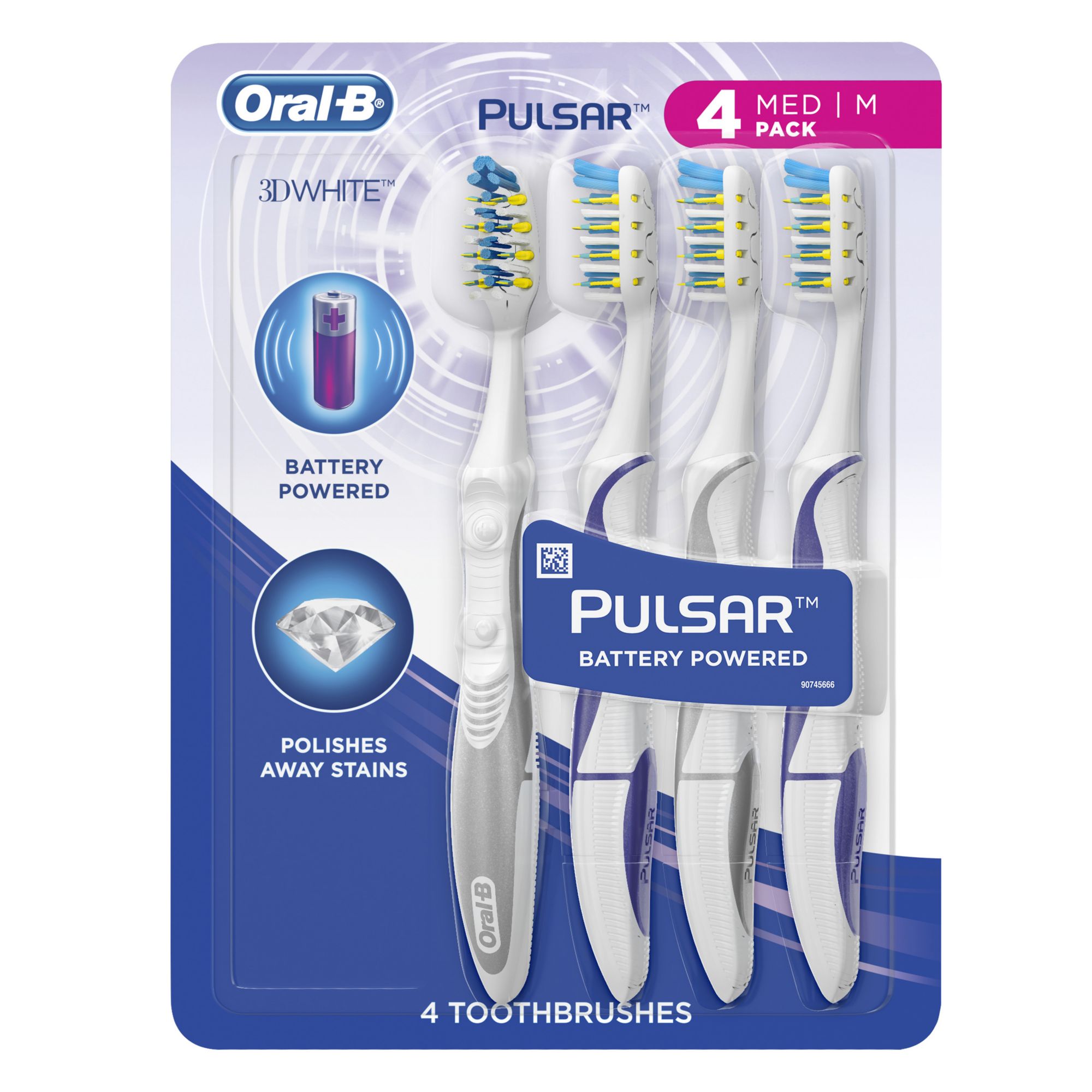 In de genade van Product snorkel Oral B 3D White Pulsar, 4 Ct. - BJs WholeSale Club