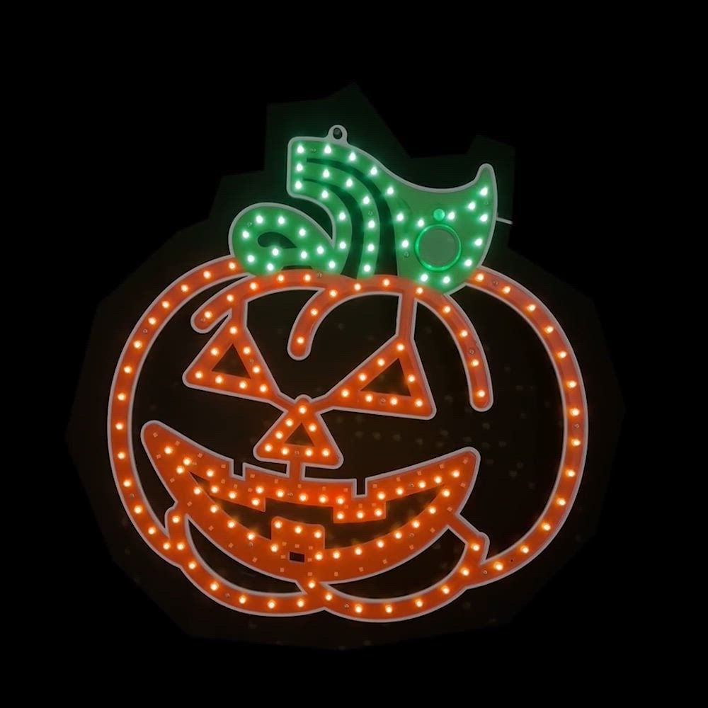 Berkley Jensen 16" Hi-Vibrant Motion and Singing Jack 'O Lantern for Halloween