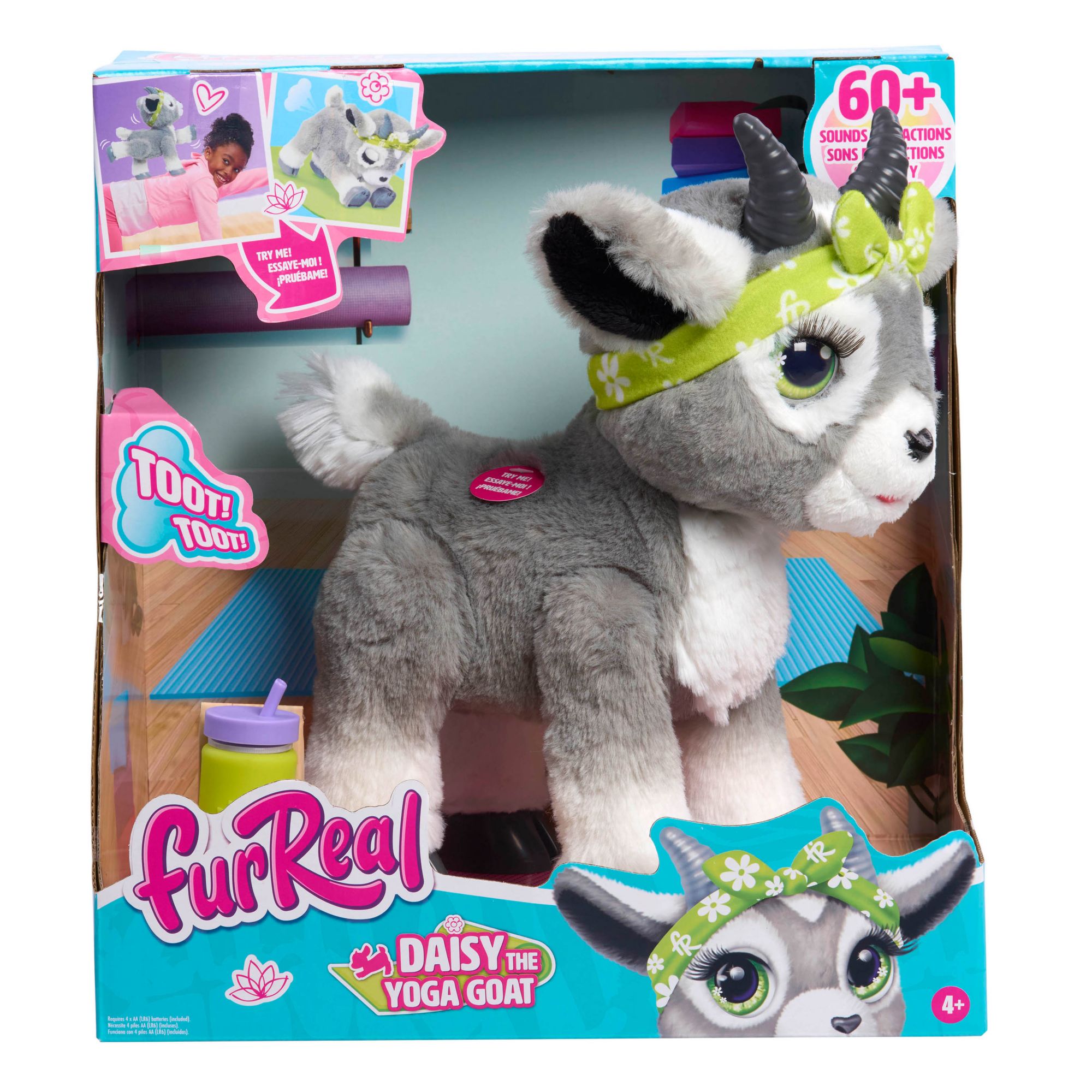 FurReal Daisy the Yoga Goat 11 Plush BJ s Wholesale Club