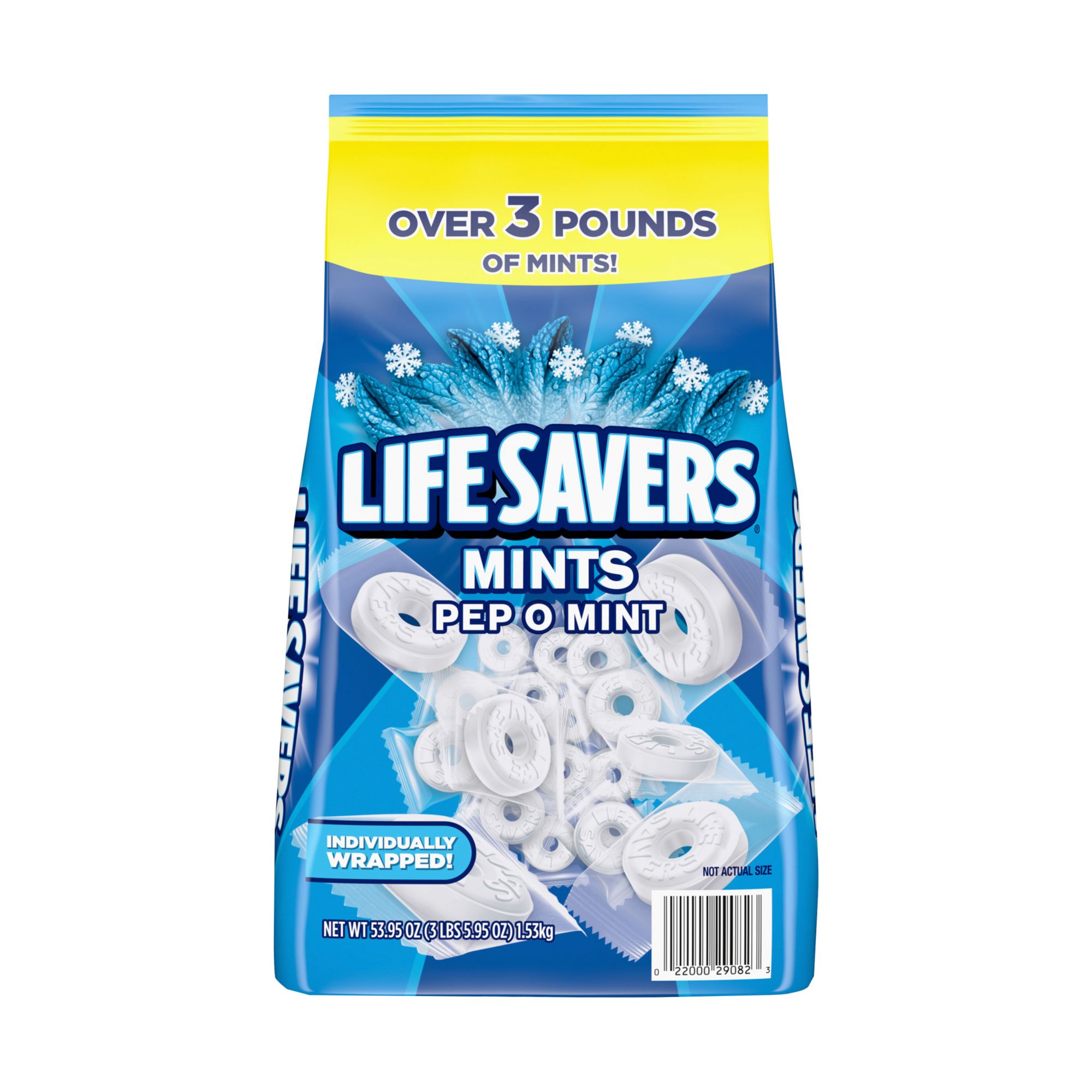 Life Savers Pep-O-Mint Breath Mint Bulk Hard Candy Bag, 53.95 Oz. | BJ ...