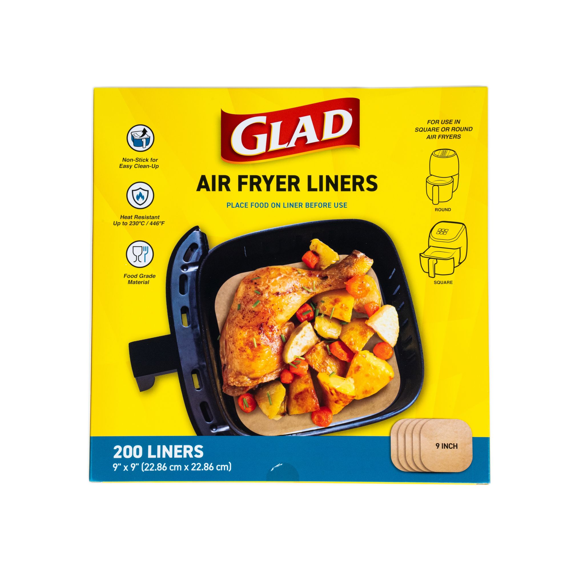 Glad Air Fryer Liners, 200 ct. | BJ&rsquo;s Wholesale Club