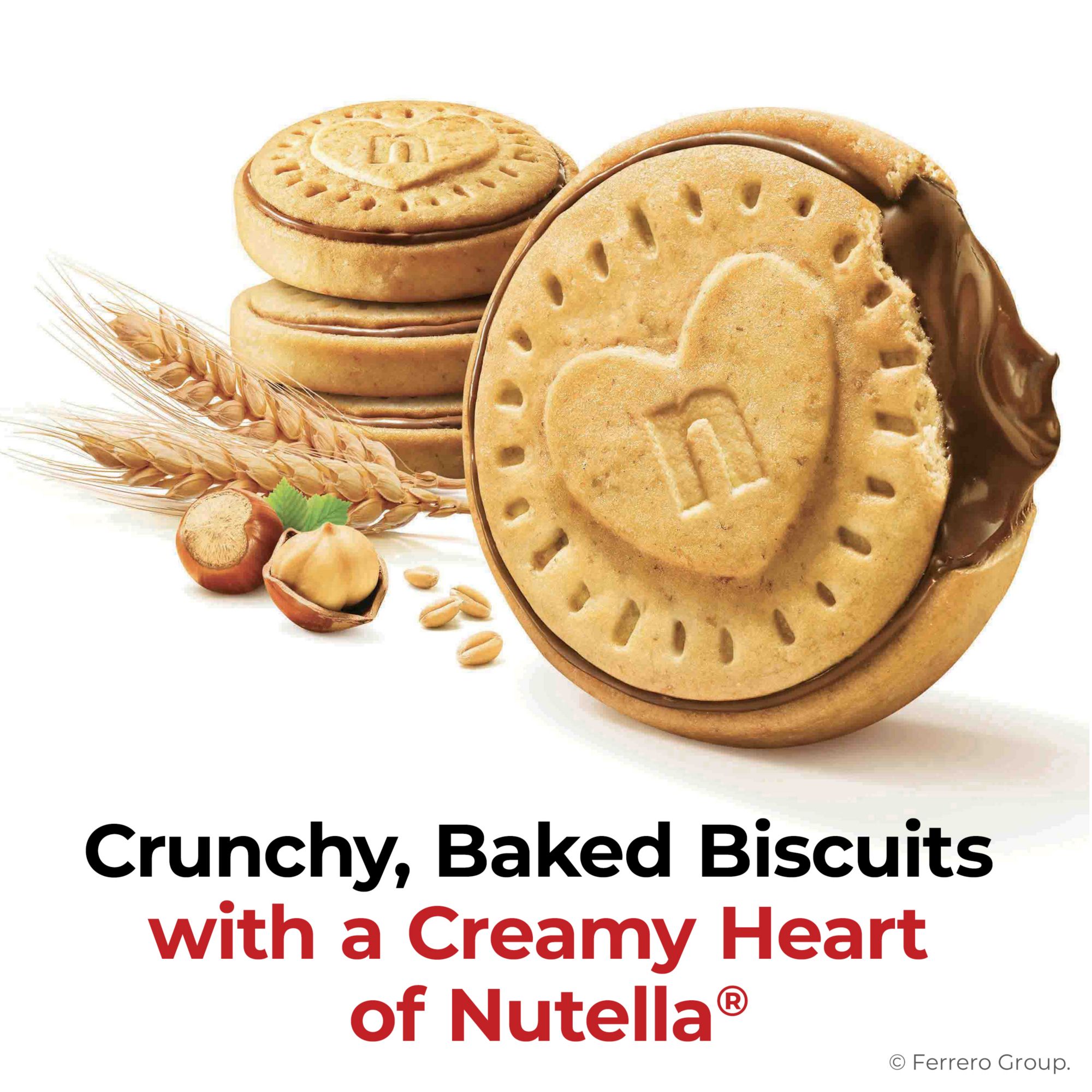 Nutella Biscuits Cookies Filled with Nutella Hazelnut Spread, Sweet Snack Pack, 38.8 oz.