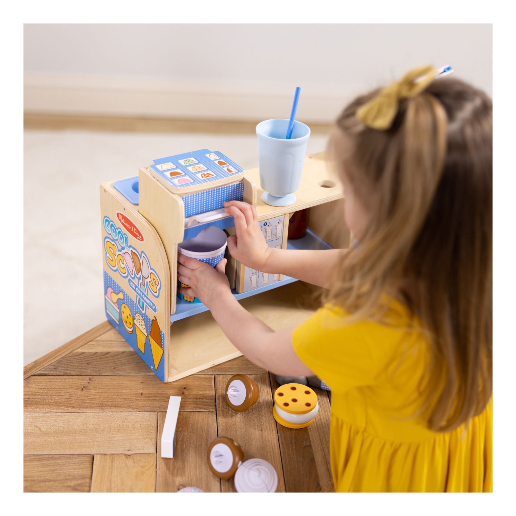 Melissa and doug ice cream playset on sale