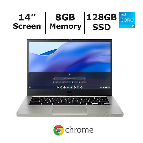 Acer Chromebook Vero 514 CBV514-1H-34X9 14" Laptop, Intel Core i3, 8GB RAM, Chrome OS