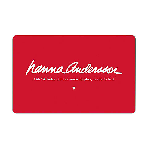 $50 Hanna Anderson Digital Gift Card