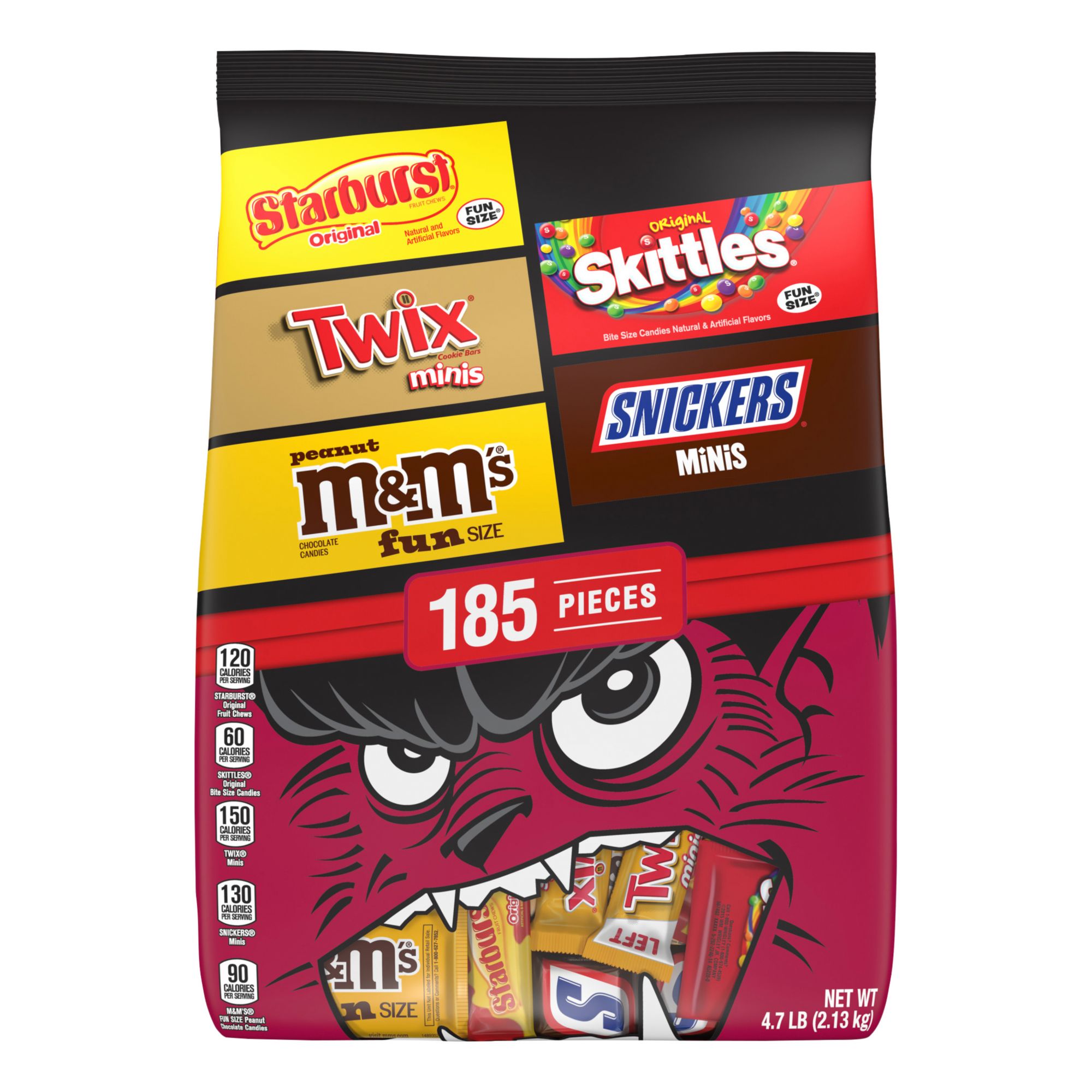 M&M'S, Snickers, Twix, Skittles & Starburst Assorted M&M'S, Snickers, Twix, Skittles & Starburst Assorted
