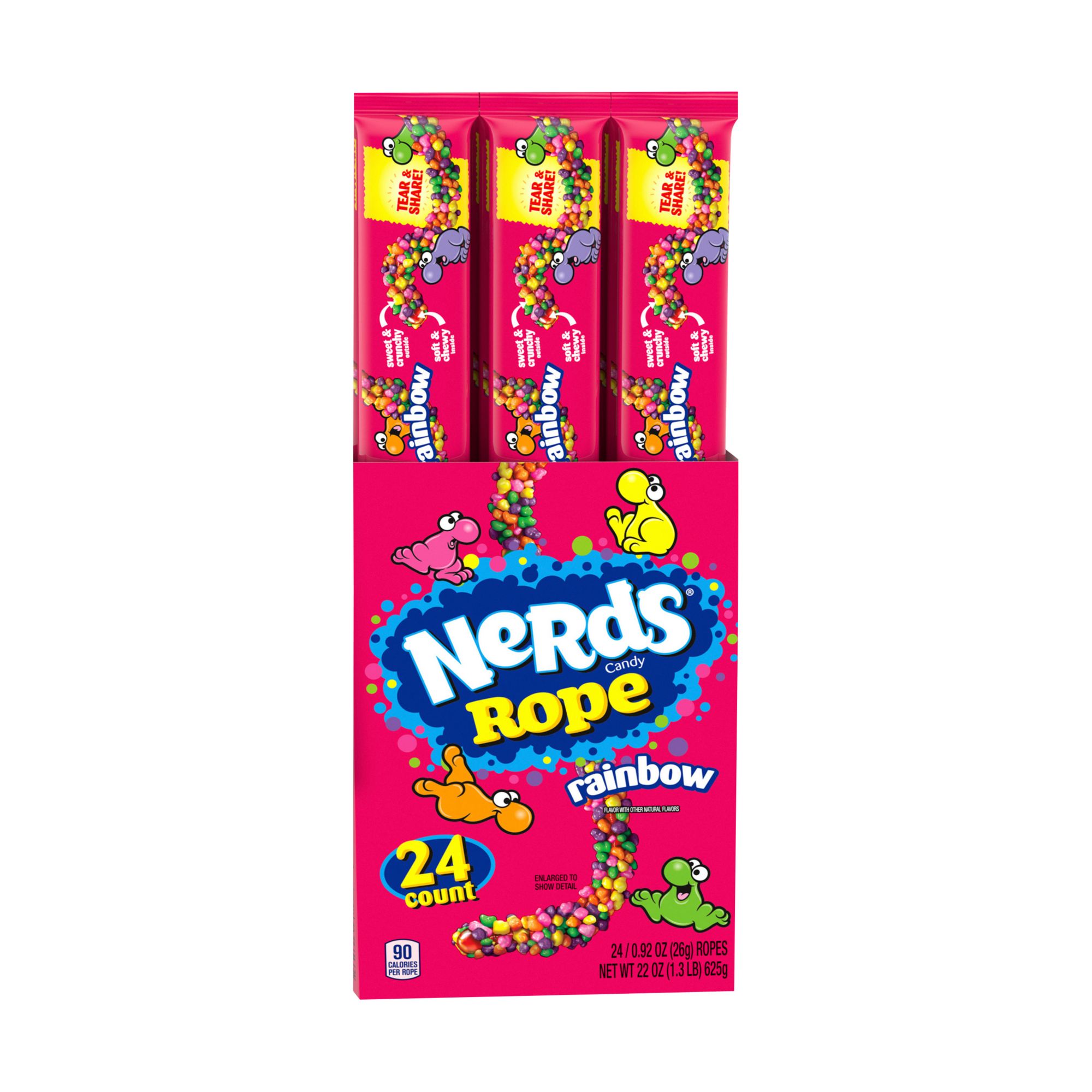 Nerds Rainbow Ropes, 24 ct. | BJ's Wholesale Club